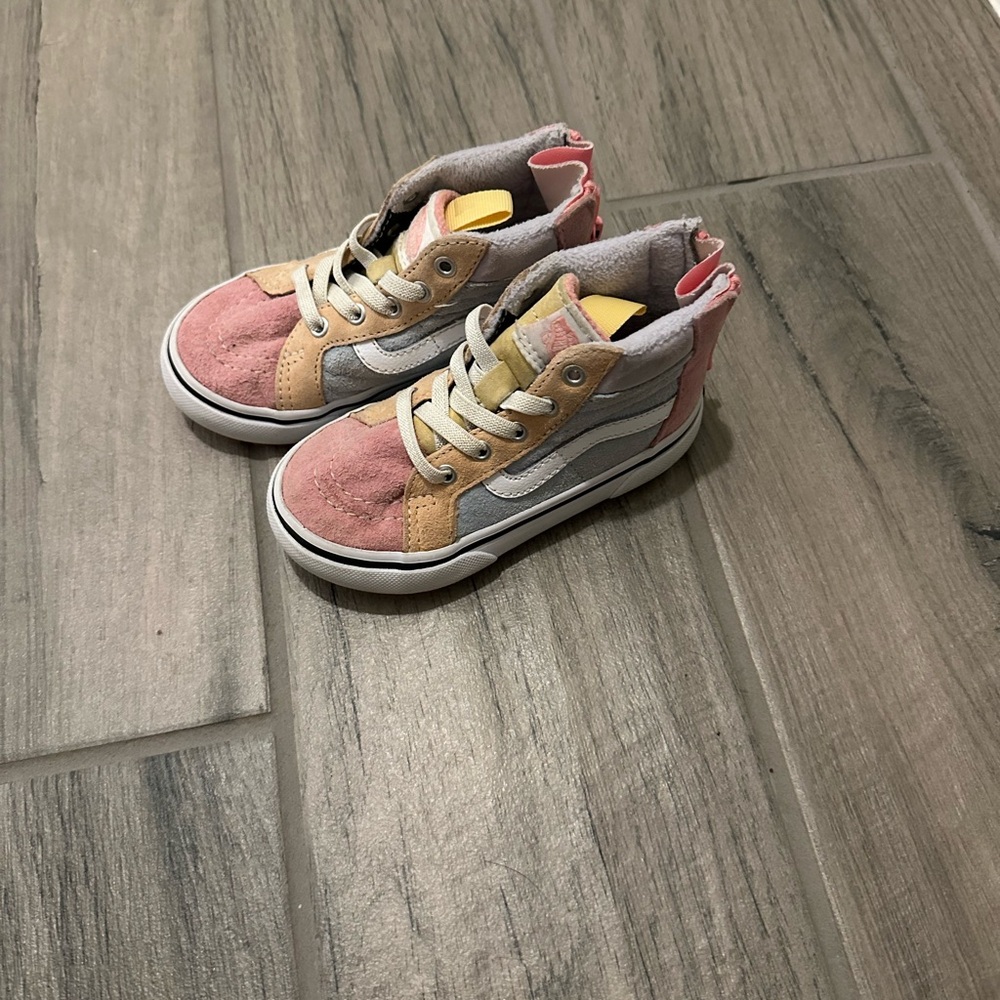 Vans Kids High-Top Sneakers - Pink